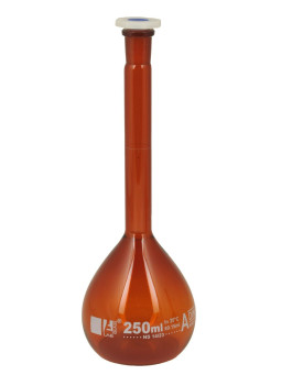 VOLUMETRIC FLASK AMBER